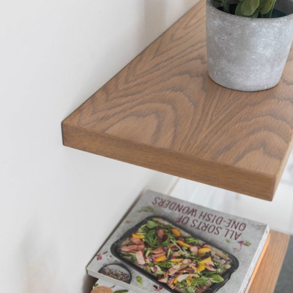 Oak Veneer Floating Shelf - Image 5