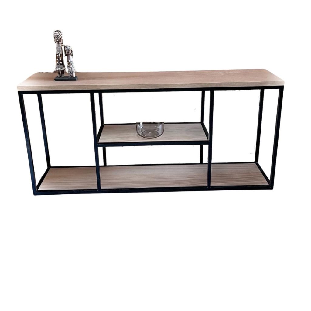 Touché Wood » Tall Console Oak Veneer Furniture